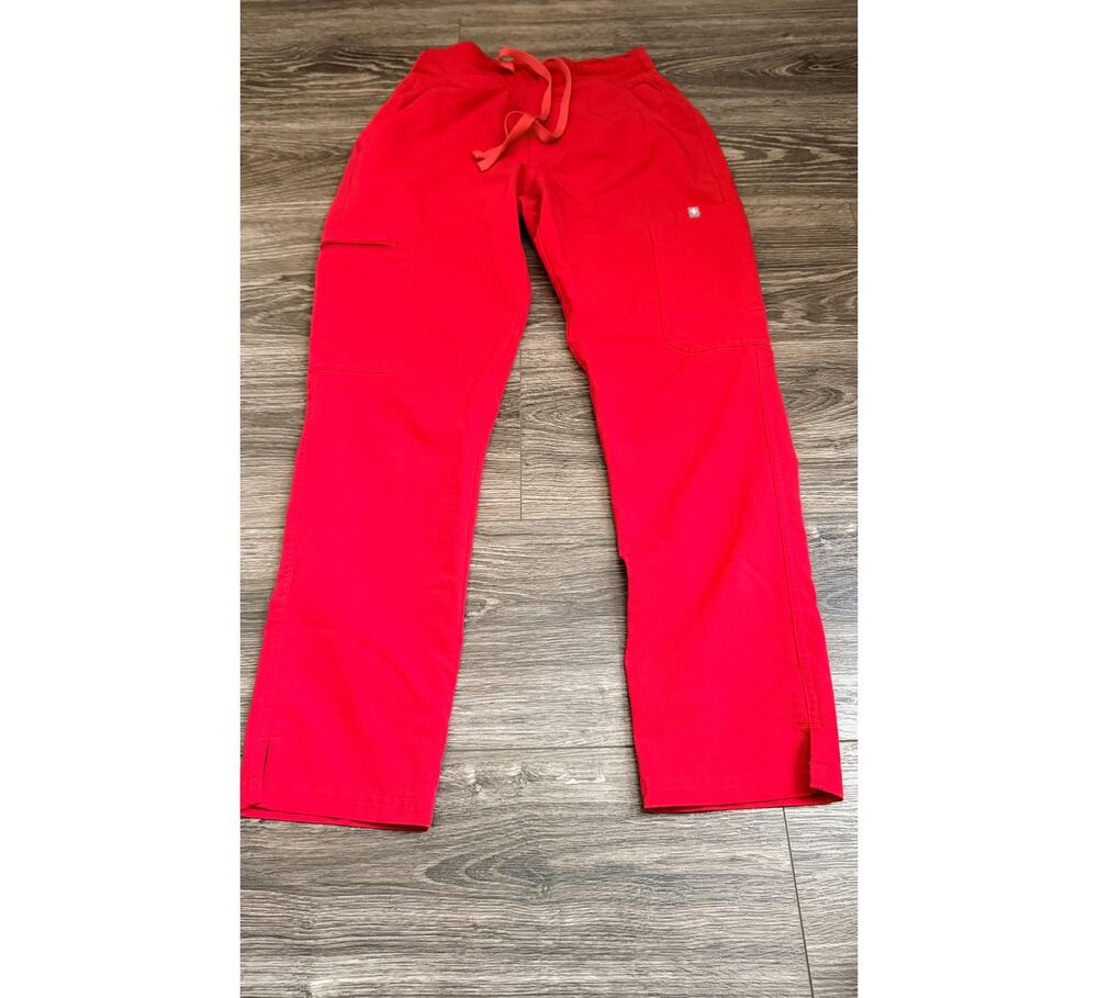 Figs Technical Collection Straight Pants size XS red